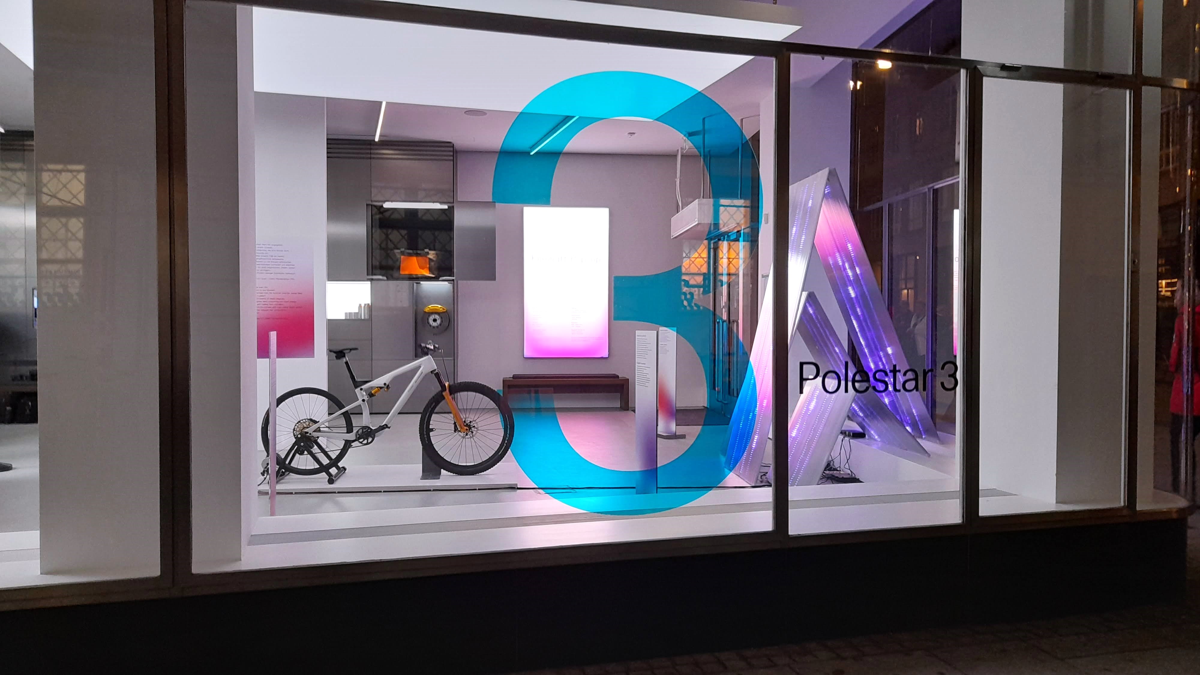 Kilowatt Installation – Polestar Space outside